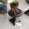 Three-legged Candle Holder Base Heavy Duty Cast Iron Holder, Retro Candlestick Holders, Handcrafted Durable Display Metal Pillar Stand for Dinner Home
