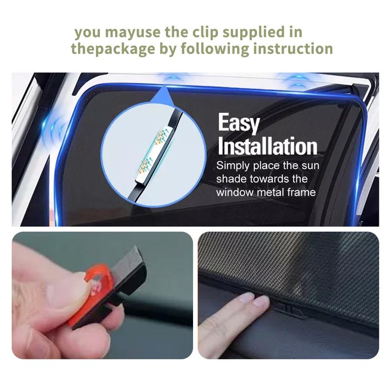 Parasole per Auto a Clip per Kia Sportage NQ5 5 2024 2025 Parasole Finestrino Parasole Parabrezza Laterale Portatile Anti-UV