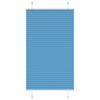 VidaXL Store Plissé Bleu 70x100 Cm Largeur Du Tissu 69,4 Cm Polyester, Pleated Window Blind, Accordion Blind, Blind 4015171