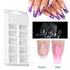 100pcs Clear Nail Form Full Cover Quick Building Gel Mold Tips Nail Extension DIY Manicure Tool