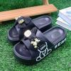 Slippers Women's New Thick-soled Bear Bow EVA Slippers Women's Spring and Summer Fashion One-word Slippers
