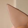 Fashion Women's new pointed leather patent leather color blocked temperament sexy slim heel high-heeled plus size work shoes