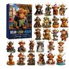 2026 Advent Calendar Highland Cow Christmas Ornament Acrylic Blind Box