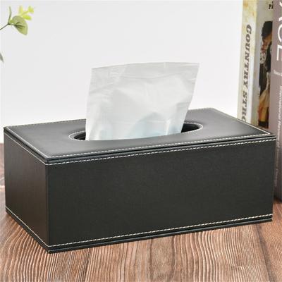Leather Tissue Box High Quality Car Tissue Paper Dispenser Tissue Storage Container Anti-moisture Household Tissue Storage Box