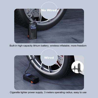 Start  Tire Inflator Portable 4 Inflation Mode 12V Car Batt Y   Pack Rechargeable 150PSI Tire Inflator LED Intelligent Digital Display Wi