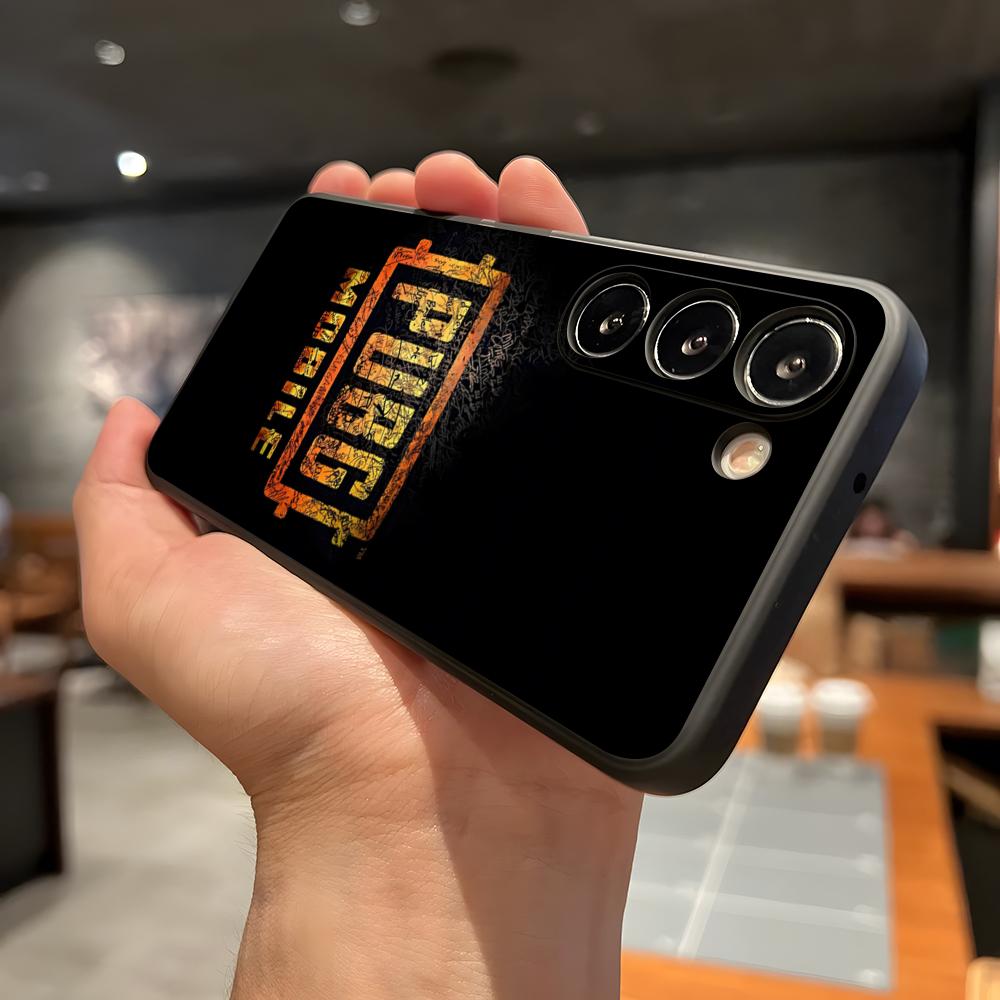 

P-Pubg G-Game Phone Case For Samsung A56 A36 A26 A16 A15 A25 A35 A55 A14 A34 A24 A54 Black Soft Shell Samsung A15