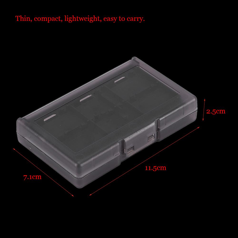 24 in 1 TF Kartenbox Spielspeicherkartenetui Halter Trageaufbewahrung für Nintendo Switch Schwarz