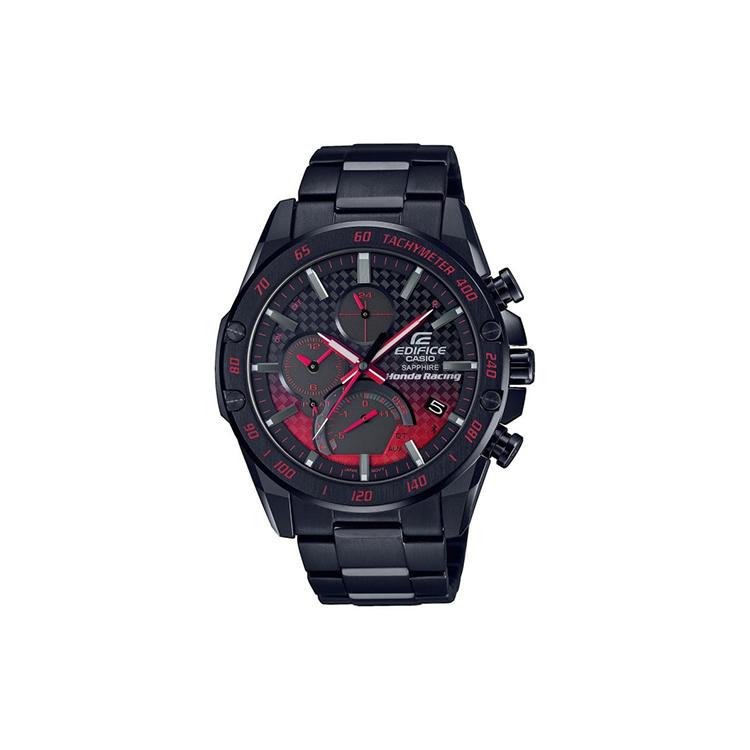 CASIO Men EDIFICE Black Watch EQB-1000HR-1AER Red Black Watch Dial
