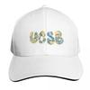 Ucsb Baseballkappe Snapback Flacher Schirm Strapback Dad Hat Sechs Bahnen Strukturierte Krone