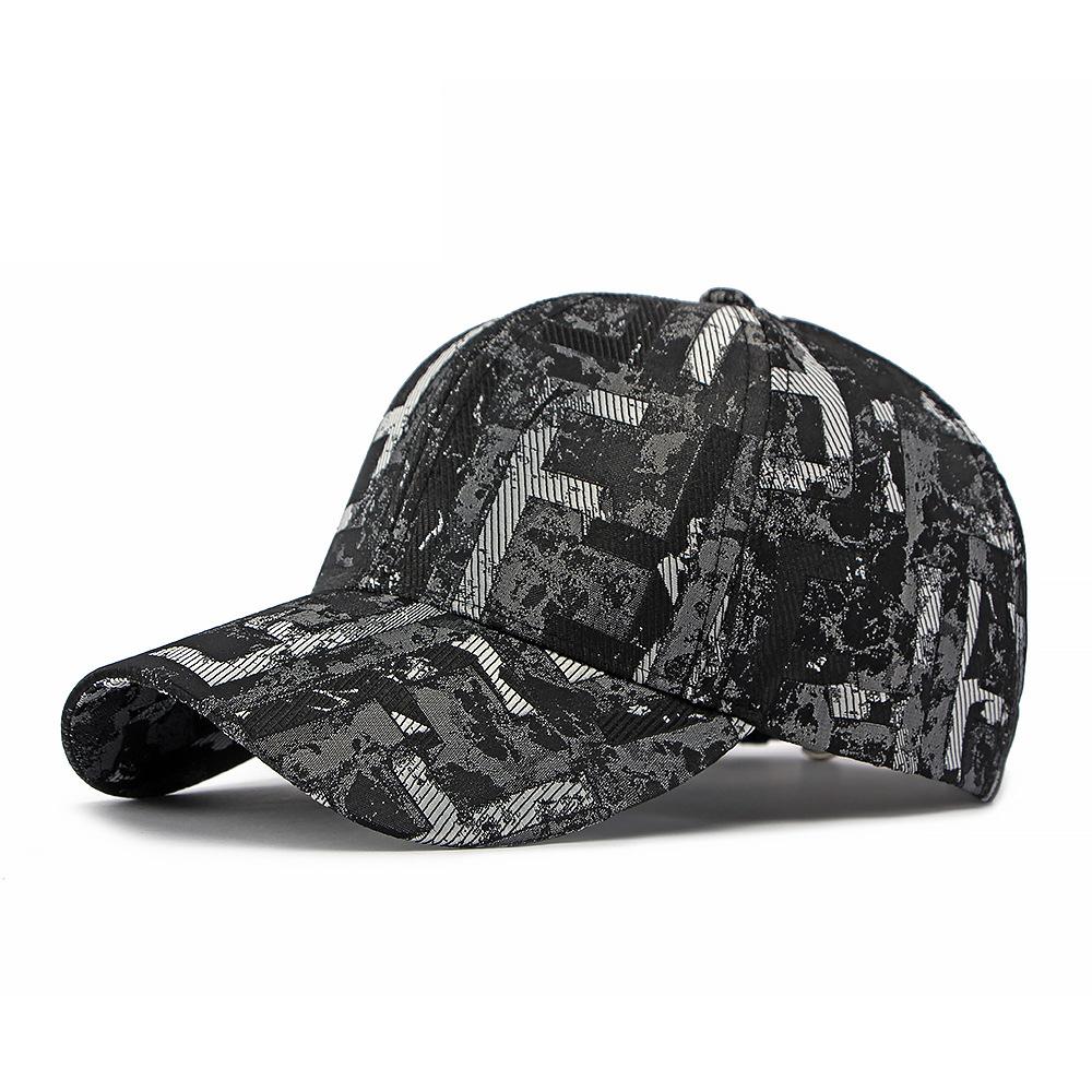 Fashion Geometric Print Baseball Cap Adjustable Sun Hat Casual Sports Trucker for Men Women