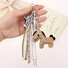 Leather Horse Keychain Korean Style Chinese New Year Gift Zodiac Pony Bag Pendant  Birthday Gift