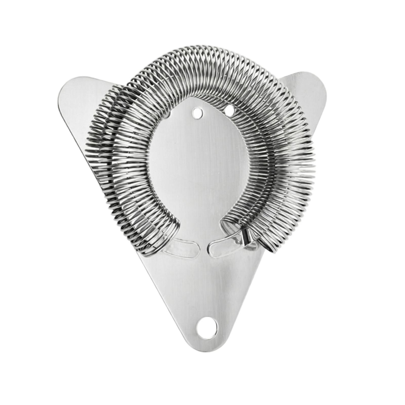 Stainless Steel Cocktail Strainer Ice Separator For Cocktails One Size