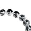 Natural Himalayan White Crystal Bracelet for Men and Women, Transparent Crystal Beaded Bracelet for Boys and Girls