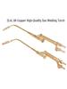 All-Copper H01-2 High-Temp Gas Welding Torch, 4L Propane/Acetylene/LPG/NG Portable Welding Accessory.