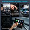 2 in 1 CarPlay & Android Auto Mini Ai Box Kabelloser Carplay-Adapter Kabelgebunden zu Kabellos Bluetooth WiFi Connect Plug and Play