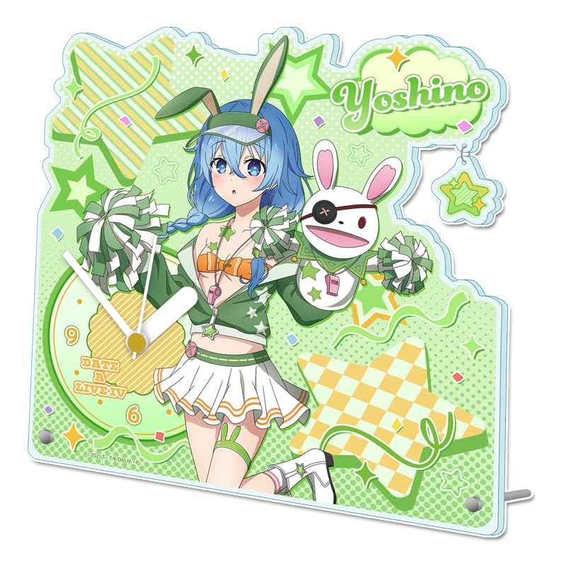 

Date A Live IV Ёсино Оригинальные акриловые настольные часы Чирлидер