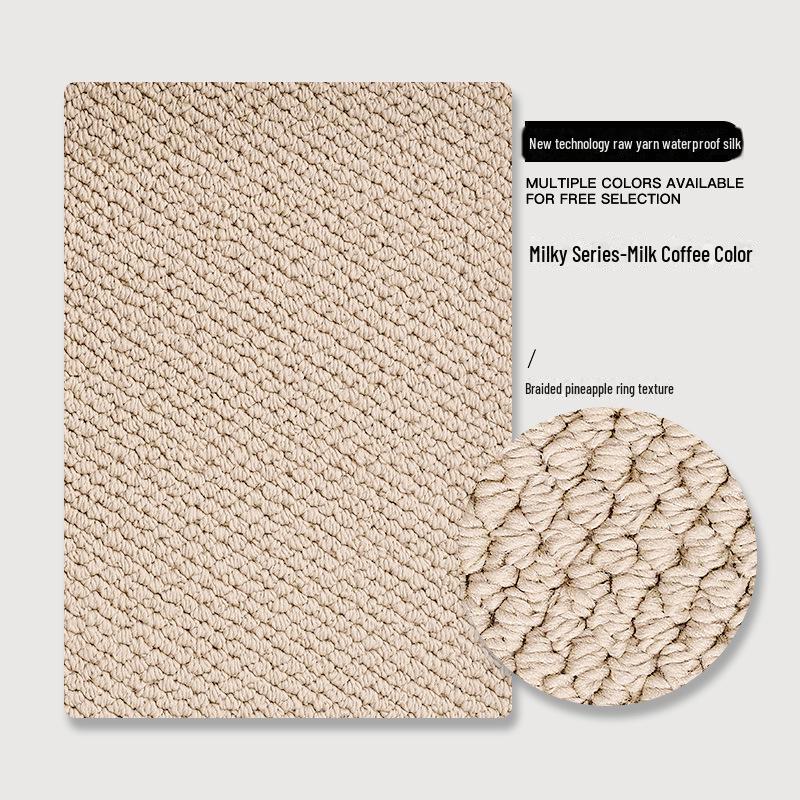 2024 Waterproof Anti-Fouling Washable Diatom Silk Sofa Carpet for Living Room - Light Luxury Autumn/Winter Edition