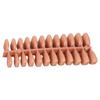 240pcs Nail Tip Glossy Solid Color Long Fake Nails Full Cover False Nail Artificial Nails for Home DIY