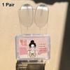 1/2 Pairs/Box Invisible Elf Ear Clips Painless Wearable Ear Support Transparent Ear Fixing Clamps Fantasy Costume Accessories