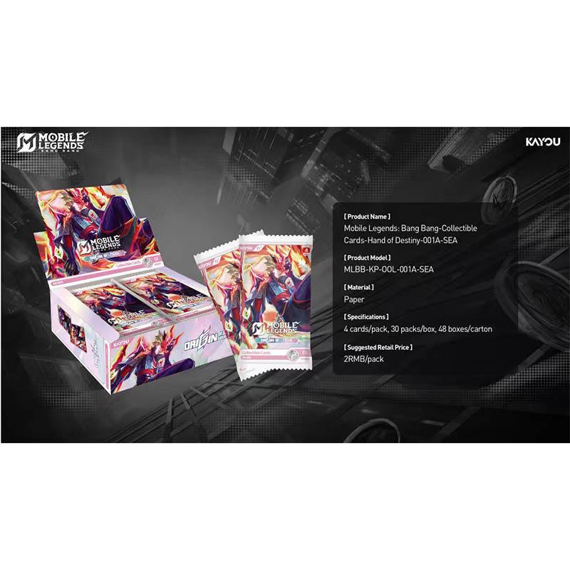 Original Neu Mobile Legends Bang Bang Karte Hand des Schicksals Serie Ulti Geheime UR Spiel Kampf Sammelkarten Kinder Spielzeug Geschenke