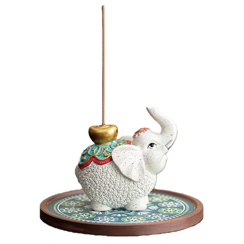 Auspicious Elephant Incense Holder