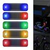 Car Alarm Warning- Solar Flash Light LED Light Fake- Security Systems Anti-Theft Sign DC12V Waterproof Car Replacement Accessory