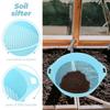 Round Garden Mesh Pan Multi-use Sifting Strainer Compost Trapping Mix Tool Sand Screen Filter  Home
