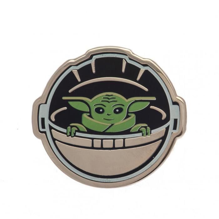 Pin Esmalté - AMBROSIANA - The Mandalorian - Bébé Yoda - 2,5 cm - Métal