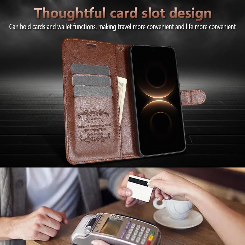 EUCAGR Business Wallet Magnetic Soft PU Leather Phone Case For OPPO Find X9 Ultra Find X9Pro Holder Cover For OPPO Find X9S Pro