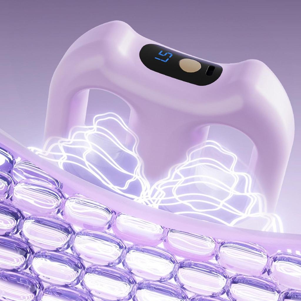 Fascia Massage Ring  5-Speed Deep Tissue Fascia Release Ring Massager Tools Cordless Roller with Belt for Muscle Relaxation Legs