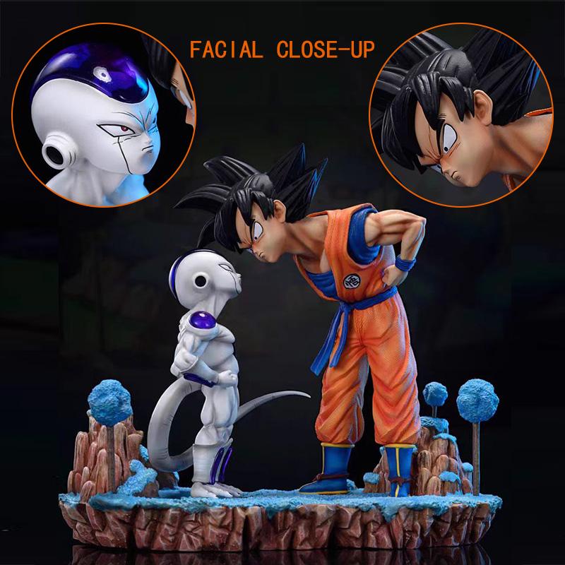 Anime Dragon Ball Z Figure Goku Vs Frieza Figure Goku Figure PVC Frieza Collectible Model Toys Gifts 13cm/5.1in