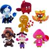 New Shadow Milk Cookie Plush Run Kingdom Demon Cookie Plush Cartoon Game Silent Plushie Cute Stuffed Doll Soft Pillow Toy Gifts