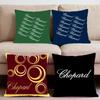 Brand C-Chopard Jewelry Cushion Cover Premium Comfort Reversible Pillow Cove -Two In One Design for Any Room & Car Interior