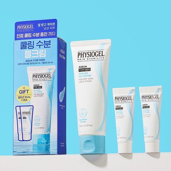Physiogel Aqua For Men Cooling Gel Cream 80ml (Choose 1 of 2 Types) (Single/Special Offer)