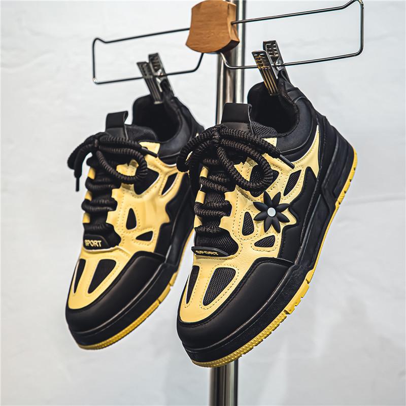 2024 summer and autumn new men's shoes Korean version of trend bread shoes men's casual shoes student board shoes