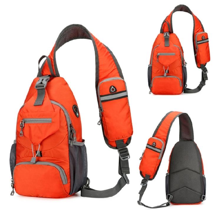 Mans Casual Daypacks Travel Chest Pocket Shoulder Backpacks Nylon Crossbody Bag