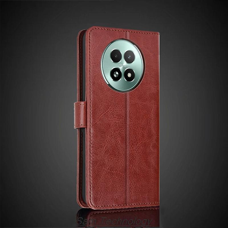 Card Holder Cover Case for OPPO Realme 13 5G / Realme13 5G Pu Leather Flip Cover Retro Wallet Phone Case Business Fundas Coque