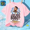 Messi Fußball für 4-14 Jahre Sommer 2026 Kinderkleidung Coole T-Shirts für Kinder Stich Jungen Kinderbekleidung
