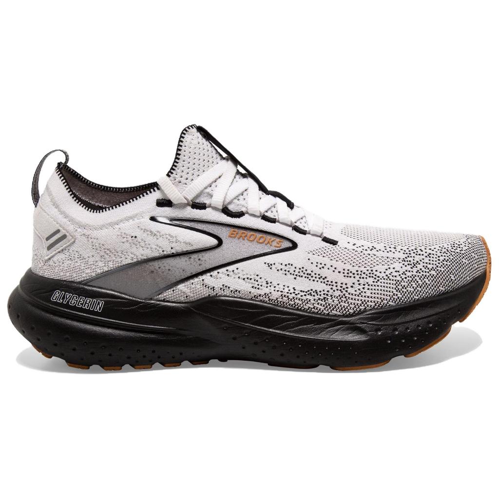 Brooks Glycerin StealthFit 21 White Grey Black Men Sneakers 110421-1D-135