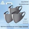 PEAK Women's Ice Silk Sun Protection Mask – Breathable UV Face Shield with Eye Corner Coverage for a Slimmer Look