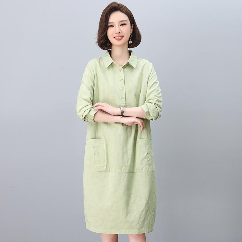 

Новое жаккардовое платье миди 2025 для женщин - Приталенное, модное, омолаживающее, весенне-осеннего стиля XL