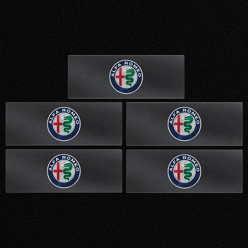 1/2/5/10PCS Car Interior Dekoration Stickers Badges Auto Styling Accessories for Alfa Romeo Giulia Stelvio Giulietta 156 159