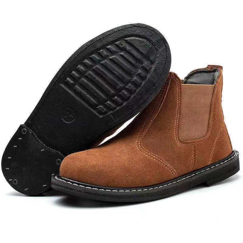 Labor Insurance Shoes Are Resistant To High Temperature, Smash-proof and Puncture-proof, Lathe Worker, High-top Men's Old Insurance Shoes
