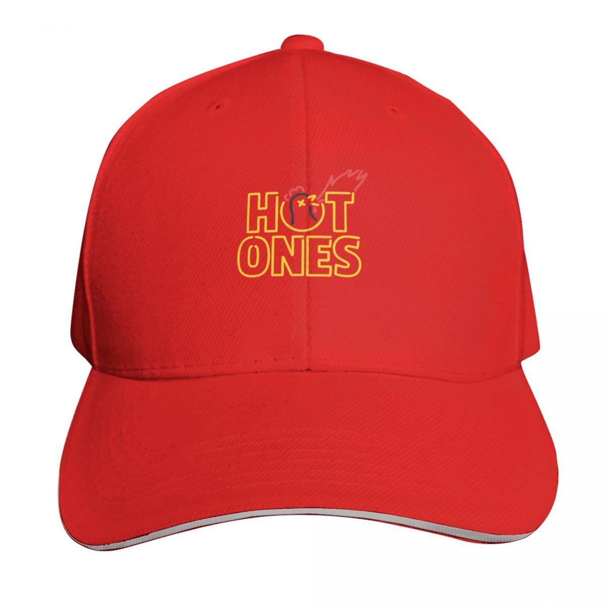 Hot Ones Essential TShirt Baseball Cap Funny hats Rugby Ball Cap Sports Cap Womens Unisexs