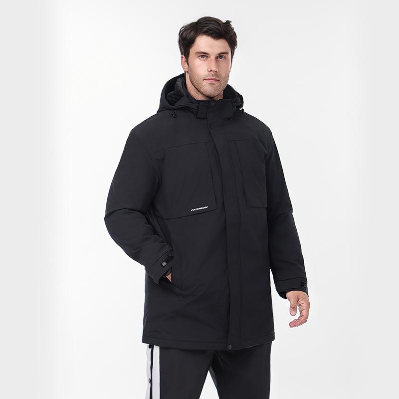 

Куртка из толстого хлопка размера XL-8XL, мужская рабочая куртка с капюшоном, теплая куртка XL