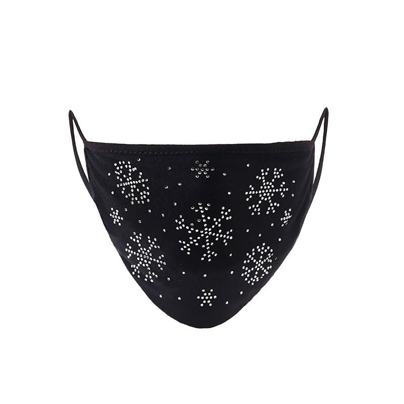 

Защитная маска для лица Модная отделка стразами Танцевальная вечеринка Косплей Ночные клубы Кристальные маски One Size