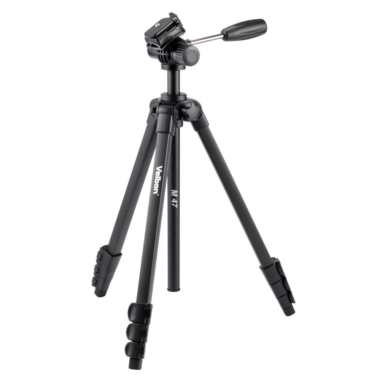 

Velbon M47 Video Tripod with Lever 155cm 20mm Leg Compact Fluid Quick Shoe Aluminum 446640 4-Section Lock, Height, Diameter, Head, Compatible, Legs, чорний
