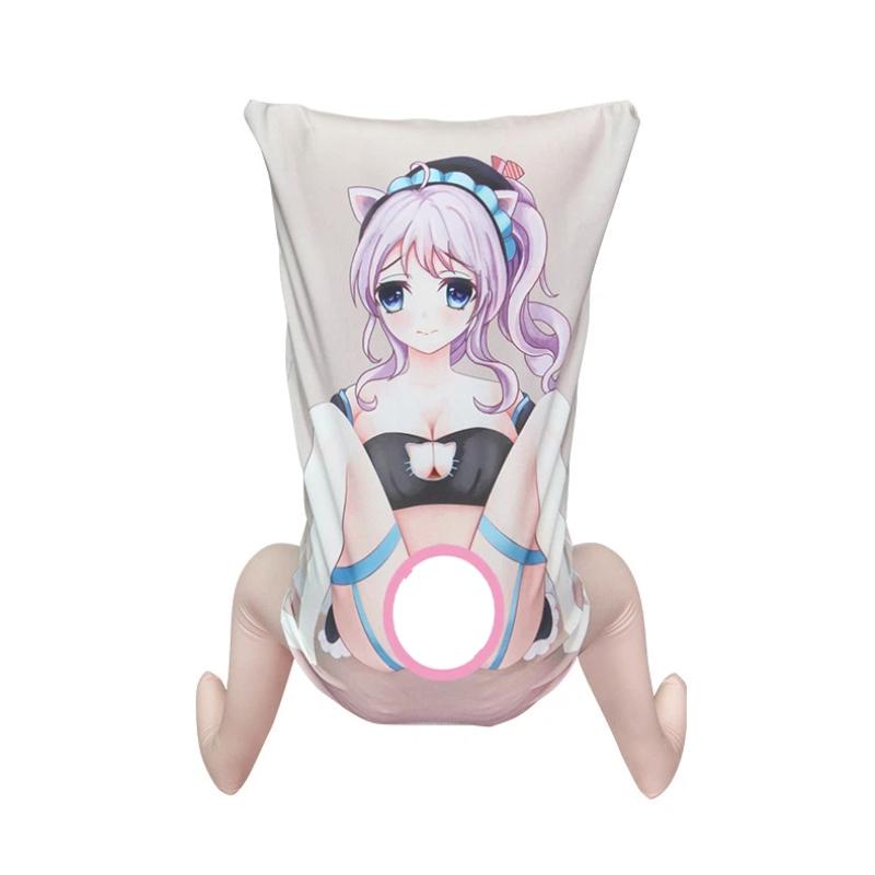 Pánská sexuální panenka Anime Nafukovací panenka Mužská PVC Masturbační kalíšek Erotická sexuální hračka Sexuální produkt pro dospělé