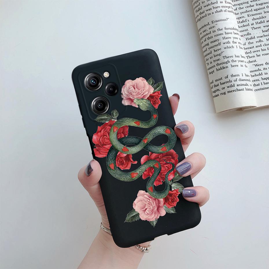 Poco X5 Pro Case For Xiaomi Poco Pocco Poko X5 X 5 PocoX5 X5 Pro 5G Phone Case Cute Love Heart Silicone Soft Cover Funda Bumper