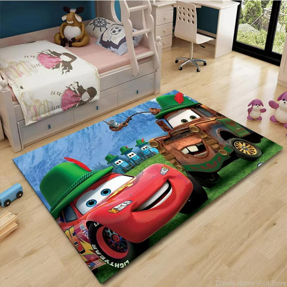 Dynamic McQueen Race Track Carpet Carpet for Living Room Decor Bedroom Leisure Soft Area Mats Bedside Mat Welcome Rug
